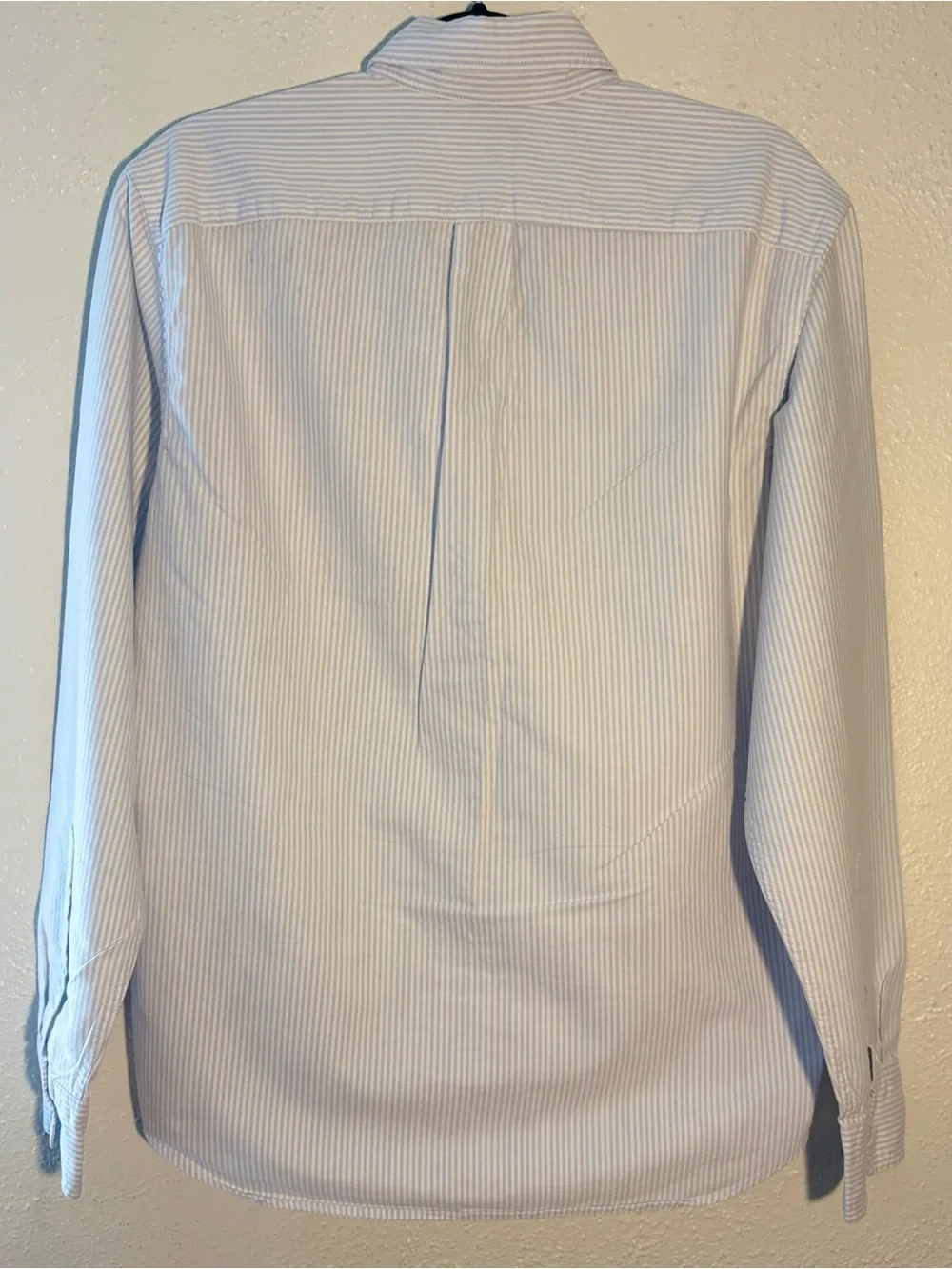 J. Crew Slim Fit Blue & White Striped Cotton Preppy Shirt Men’s Size M